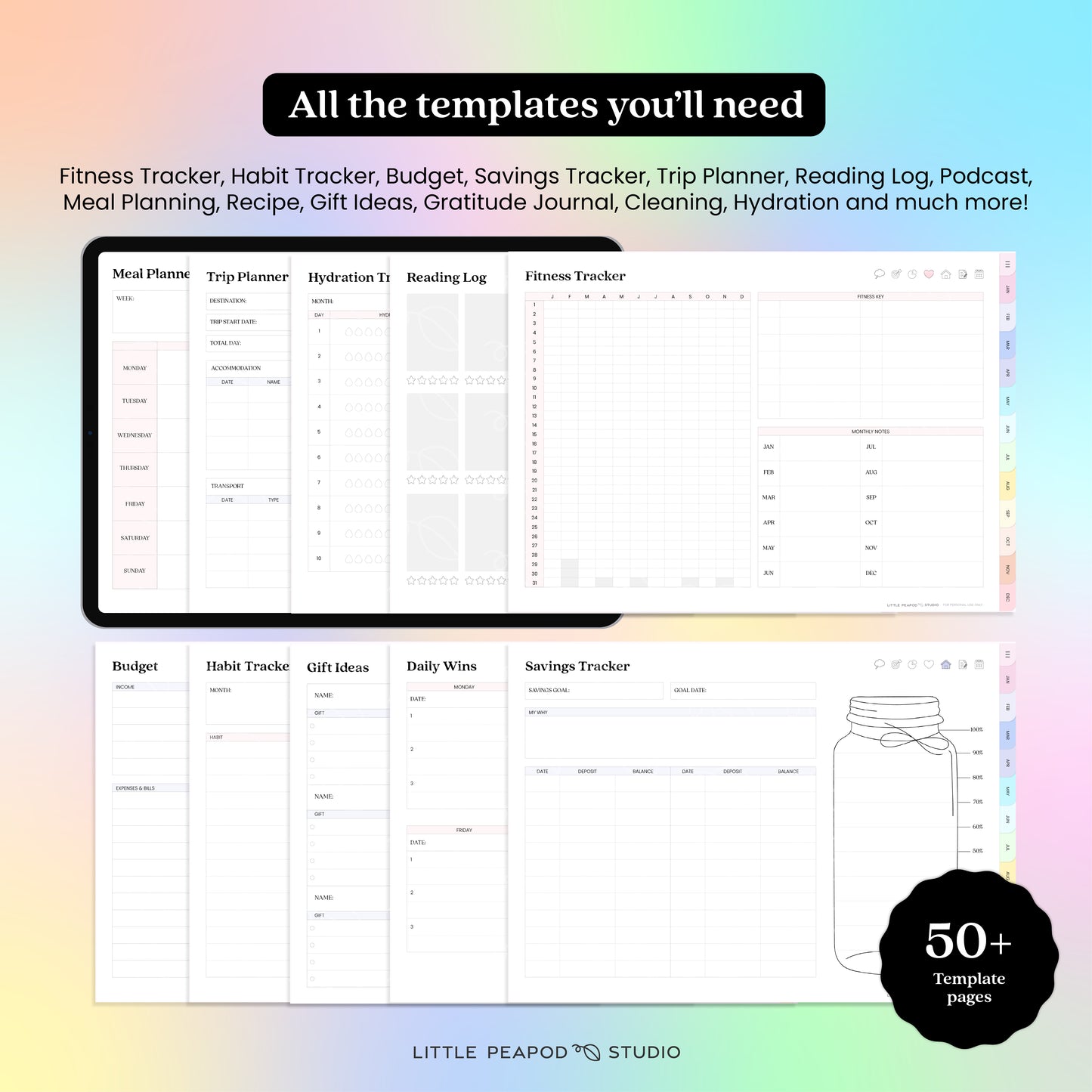 Dreams to Goals 2025 Digital Planner