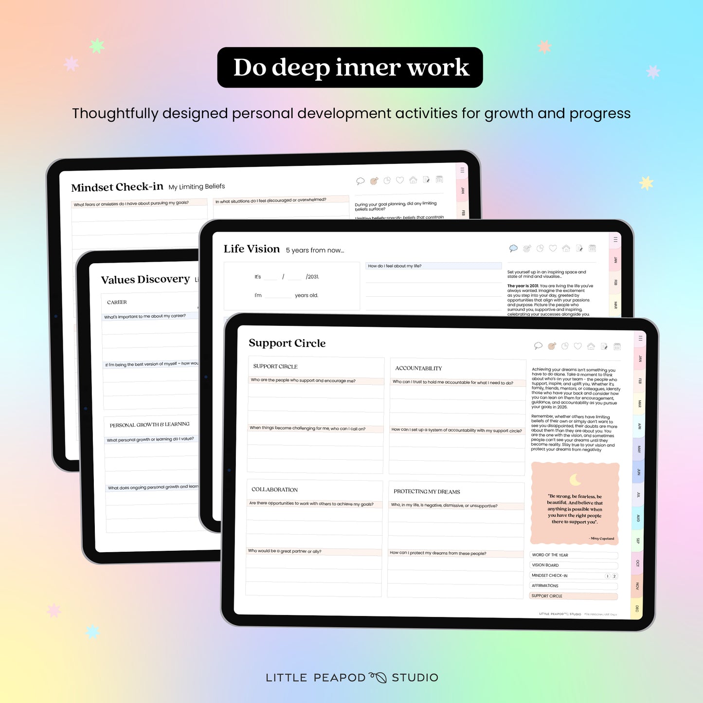 Dreams to Goals 2026 Digital Planner