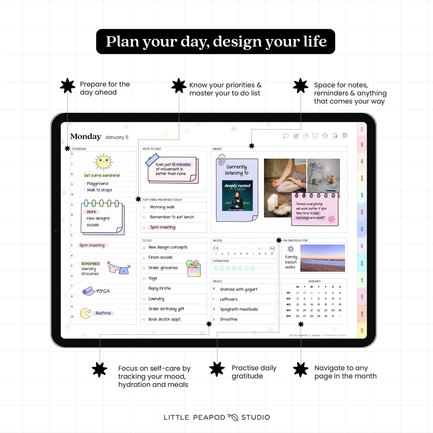 Dreams to Goals 2026 Digital Planner