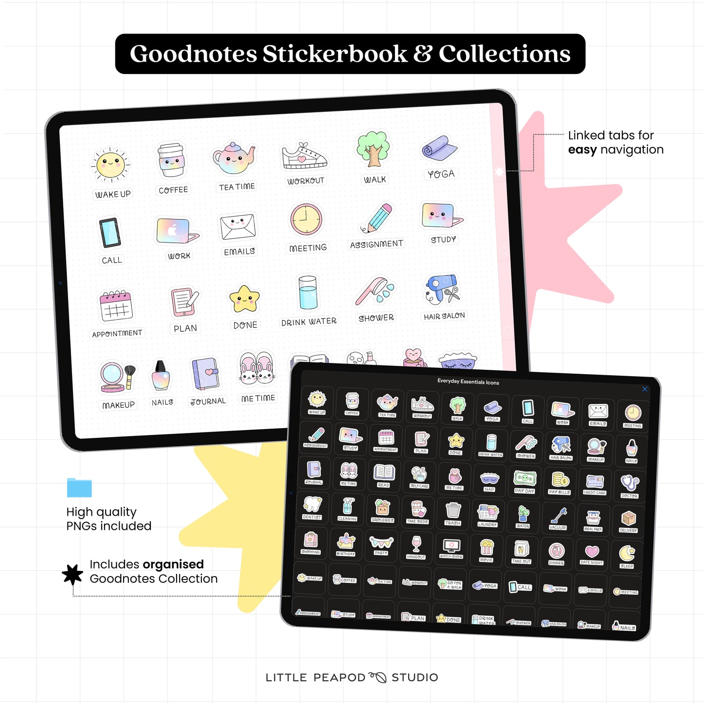 Everyday Essential Digital Stickers