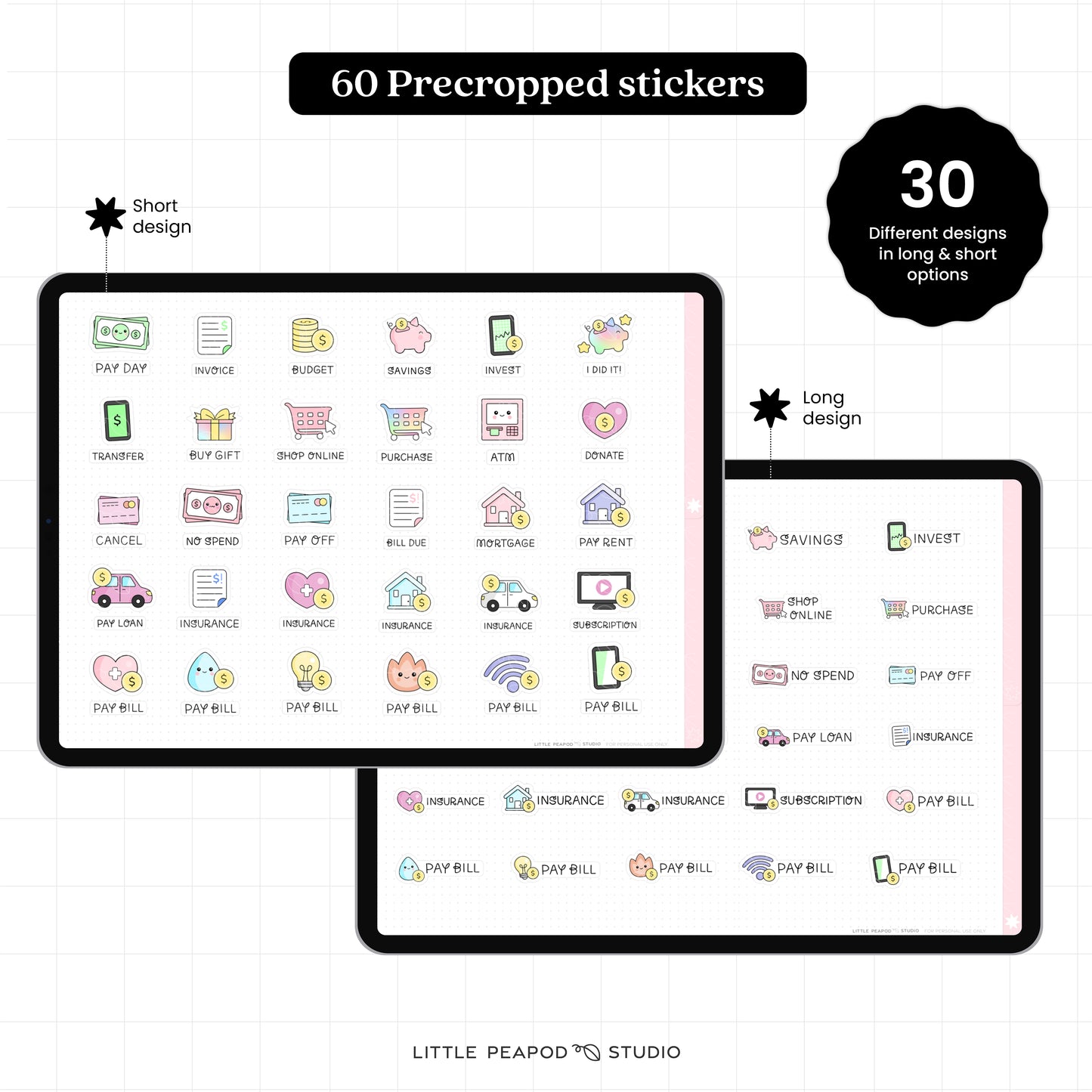 Financial Digital Stickers