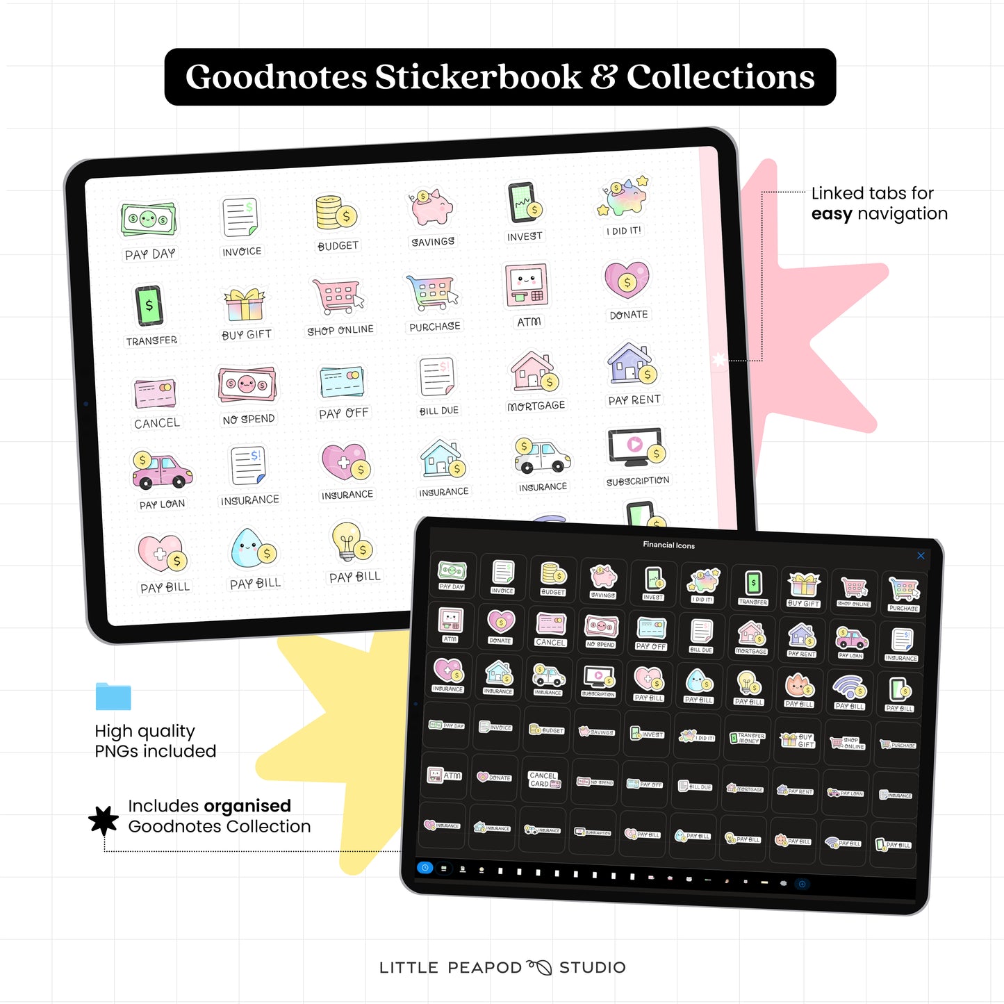 Financial Digital Stickers