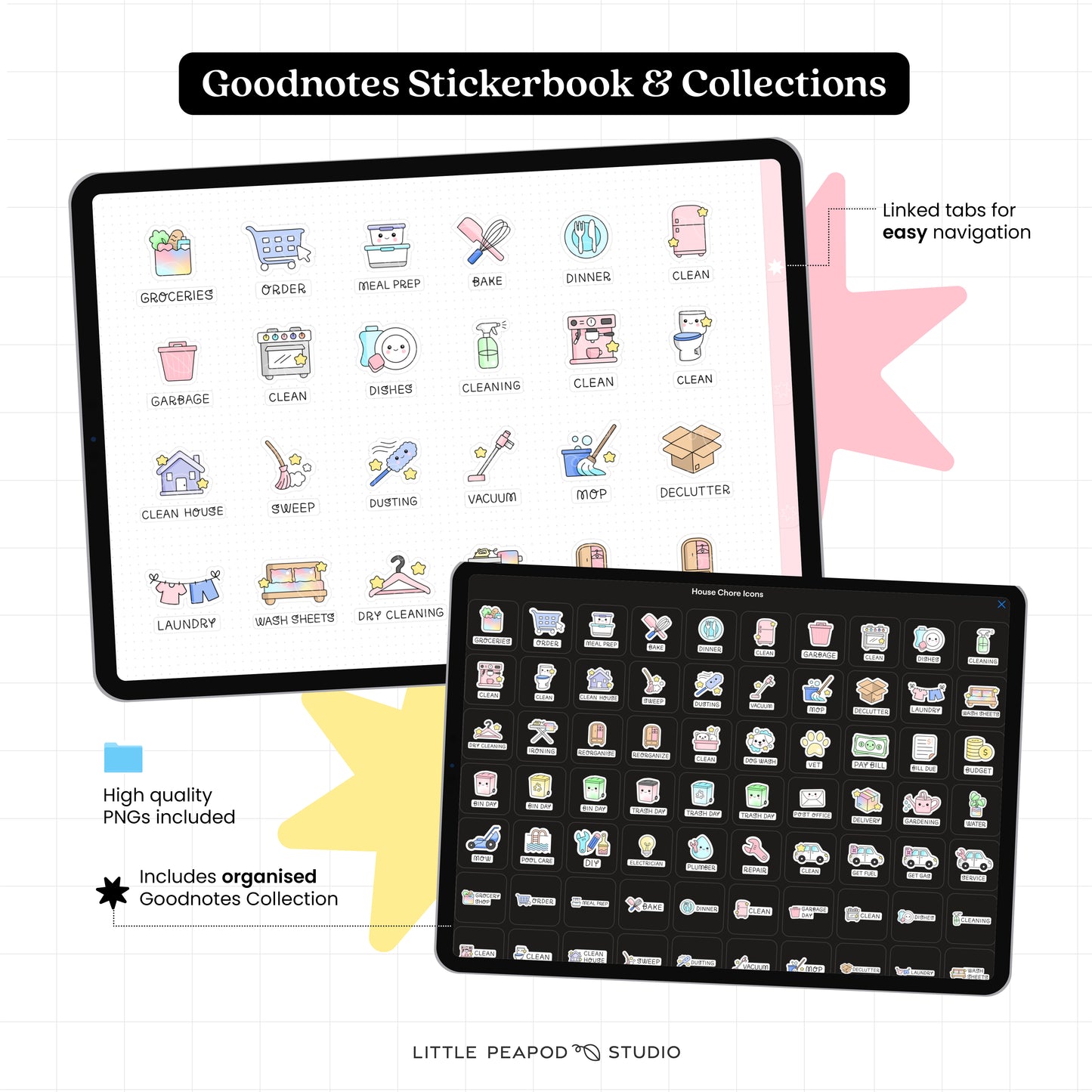 House Chore Digital Stickers