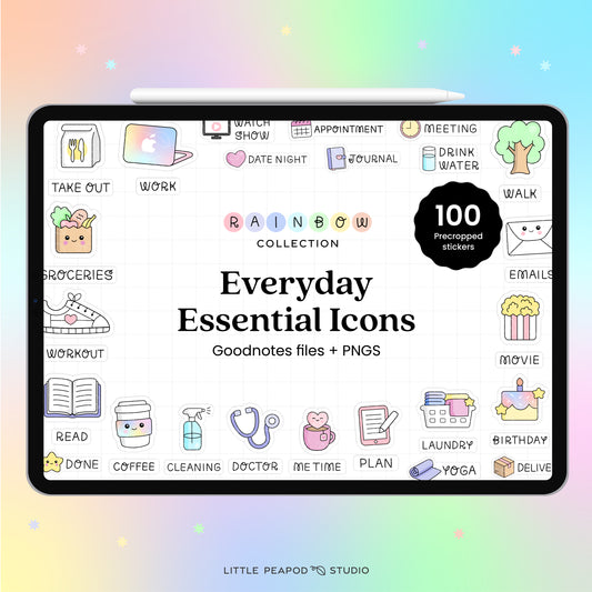 Everyday Essential Digital Stickers